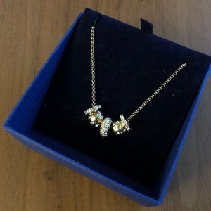 Authentic Swarovski Gold plated Necklace SET NWT